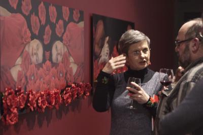 wernisaż wystawy Ireny Nawrot pt. ROSARIUM wernisaż wystawy Ireny Nawrot pt. ROSARIUM