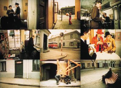 Zbigniew Rybczyński, Nowa Książka, 1975, kadry z filmu kr&oacute;tkometrażowego, 35 mm, 10:26 min,  SMFF Se-Ma-For