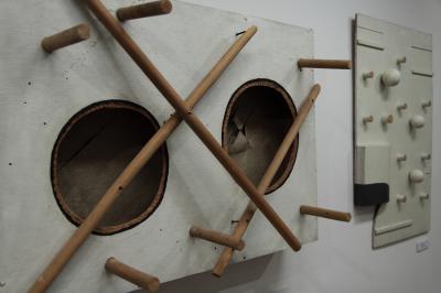 Koji Kamoji - Przestrzeń. Obrazy pruszkowskie i inne prace, ekspozycja, 2010, fot. K. Morcinek Koji Kamoji - Przestrzeń. Obrazy pruszkowskie i inne prace, ekspozycja, 2010, fot. K. Morcinek