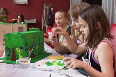 Letnie warsztaty artystyczne TĘCZOWE DOMY, lipiec 2011 Letnie warsztaty artystyczne TĘCZOWE DOMY, lipiec 2011