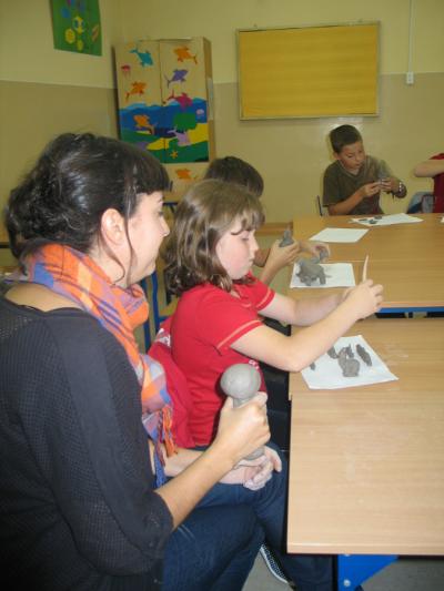 Warsztaty artystyczne z Anną Daniell, 30 września 2009, fot. Grażyna Cybulska Warsztaty artystyczne z Anną Daniell, 30 września 2009, fot. Grażyna Cybulska