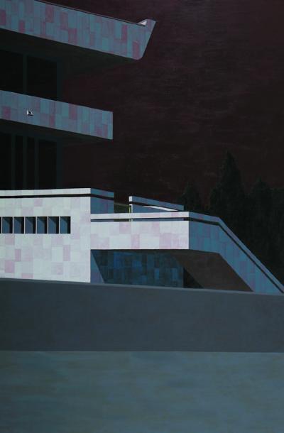 Aleksander Laszenko, Nowa Opera, 2008, akryl, olej, płótno, 150 x 100 cm Aleksander Laszenko, Nowa Opera, 2008, akryl, olej, płótno, 150 x 100 cm