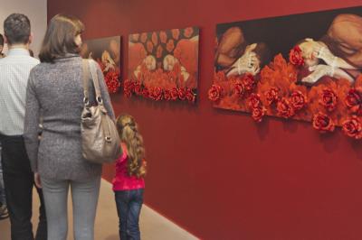 wernisaż wystawy Ireny Nawrot pt. ROSARIUM wernisaż wystawy Ireny Nawrot pt. ROSARIUM