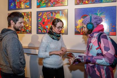 Wernisaż wystawy Anny Demianiuk DZIWNE ŚWIATY Wernisaż wystawy Anny Demianiuk DZIWNE ŚWIATY