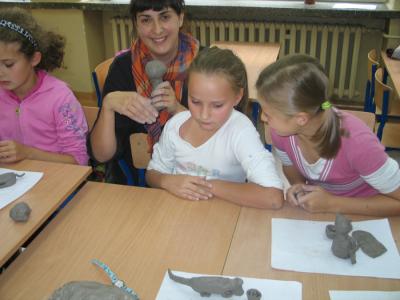 Warsztaty artystyczne z Anną Daniell, 30 września 2009, fot. Grażyna Cybulska Warsztaty artystyczne z Anną Daniell, 30 września 2009, fot. Grażyna Cybulska