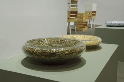 Fragment ekspozycji MATERIA PRIMA, październik 2010, fot. K. Morcinek Fragment ekspozycji MATERIA PRIMA, październik 2010, fot. K. Morcinek