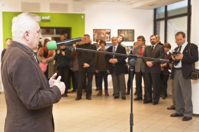 Jerzy Zegarliński, kurator wystawy Fotografia Dzikiej Przyrody 2012, fot. K. Morcinek Jerzy Zegarliński, kurator wystawy Fotografia Dzikiej Przyrody 2012, fot. K. Morcinek