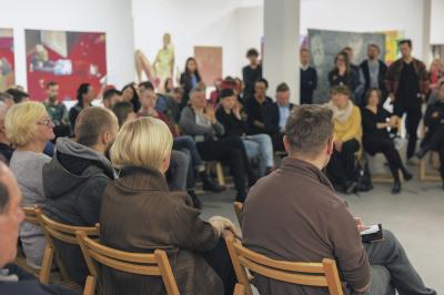 Panel dyskusyjny, Galeria Bielska BWA, Bielsko-Biała Panel dyskusyjny, Galeria Bielska BWA, Bielsko-Biała
