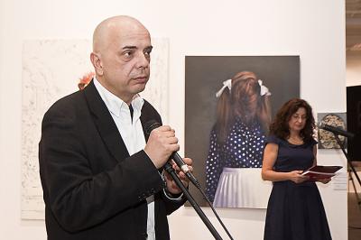 Paweł Jarodzki – przewodniczący jury i Agata Smalcerz – dyrektor Galerii Bielskiej BWA Paweł Jarodzki – przewodniczący jury i Agata Smalcerz – dyrektor Galerii Bielskiej BWA