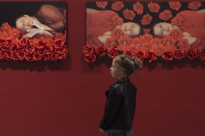 wernisaż wystawy Ireny Nawrot pt. ROSARIUM wernisaż wystawy Ireny Nawrot pt. ROSARIUM