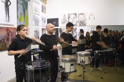 Otwarcie 12. Ogólnopolskiego Biennale Rysunku i Malarstwa Uczniów Średnich Szkół Plastycznych – koncert uczniów bielskiej szkoły muzycznej Otwarcie 12. Ogólnopolskiego Biennale Rysunku i Malarstwa Uczniów Średnich Szkół Plastycznych – koncert uczniów bielskiej szkoły muzycznej