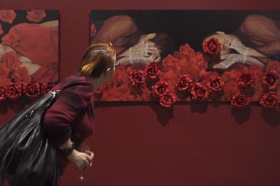 wernisaż wystawy Ireny Nawrot pt. ROSARIUM wernisaż wystawy Ireny Nawrot pt. ROSARIUM