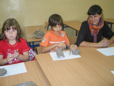 Warsztaty artystyczne z Anną Daniell, 30 września 2009, fot. Grażyna Cybulska Warsztaty artystyczne z Anną Daniell, 30 września 2009, fot. Grażyna Cybulska