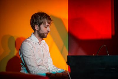 Nikola Kołodziejczyk w Galerii Bielskiej BWA, fot. Radek Błachut Nikola Kołodziejczyk w Galerii Bielskiej BWA, fot. Radek Błachut