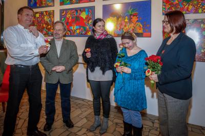 Wernisaż wystawy Anny Demianiuk DZIWNE ŚWIATY Wernisaż wystawy Anny Demianiuk DZIWNE ŚWIATY