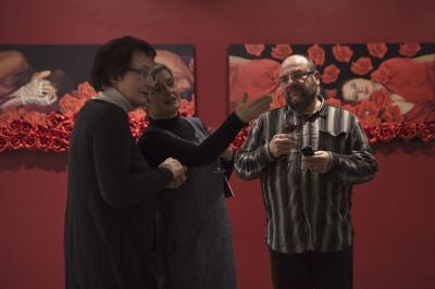 wernisaż wystawy Ireny Nawrot pt. ROSARIUM wernisaż wystawy Ireny Nawrot pt. ROSARIUM