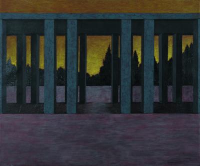 Aleksander Laszenko, Brutalny beton, 2008, akryl, olej, płótno, 50 x 61 cm Aleksander Laszenko, Brutalny beton, 2008, akryl, olej, płótno, 50 x 61 cm