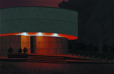 Aleksander Laszenko, Kino, 2009, olej, płótno, 33 x 41 cm Aleksander Laszenko, Kino, 2009, olej, płótno, 33 x 41 cm