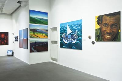 Ekspozycja 3. BFSW w Galerii Bielskiej BWA, górna sala, fot. Krzysztof Morcinek Ekspozycja 3. BFSW w Galerii Bielskiej BWA, górna sala, fot. Krzysztof Morcinek