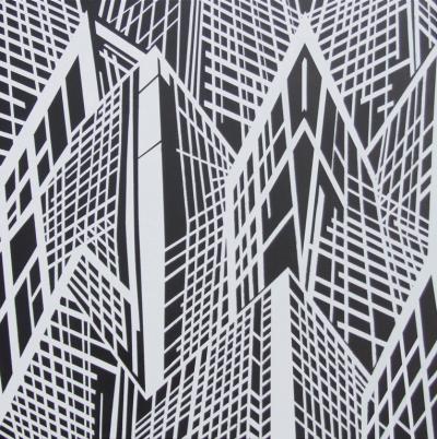 Jakub Kusa, KBB I, 2010, akryl, olej, 100 x 100 cm  