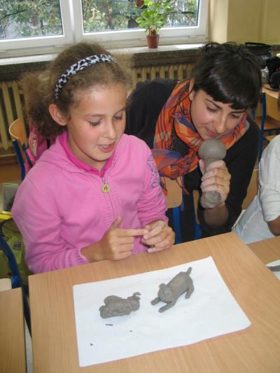 Warsztaty artystyczne z Anną Daniell, 30 września 2009, fot. Grażyna Cybulska Warsztaty artystyczne z Anną Daniell, 30 września 2009, fot. Grażyna Cybulska