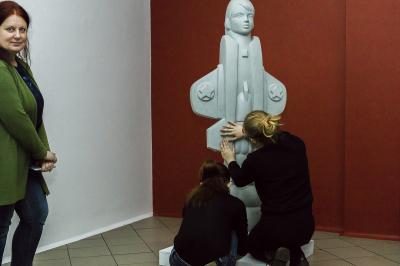 Oprowadzanie w ciemności uczniów Bielskiej Szkoły Przemysłowej Oprowadzanie w ciemności uczniów Bielskiej Szkoły Przemysłowej