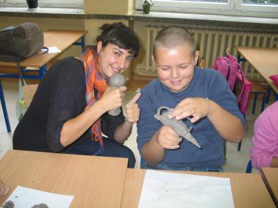 Warsztaty artystyczne z Anną Daniell, 30 września 2009, fot. Grażyna Cybulska Warsztaty artystyczne z Anną Daniell, 30 września 2009, fot. Grażyna Cybulska