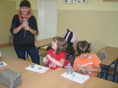 Warsztaty artystyczne z Anną Daniell, 30 września 2009, fot. Grażyna Cybulska Warsztaty artystyczne z Anną Daniell, 30 września 2009, fot. Grażyna Cybulska