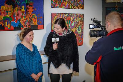 Wernisaż wystawy Anny Demianiuk DZIWNE ŚWIATY Wernisaż wystawy Anny Demianiuk DZIWNE ŚWIATY