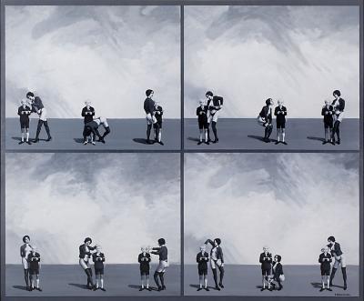 Kamila Woźniakowska, Jenny, 2010, akryl, sklejka, 148,5 x 178 cm cm